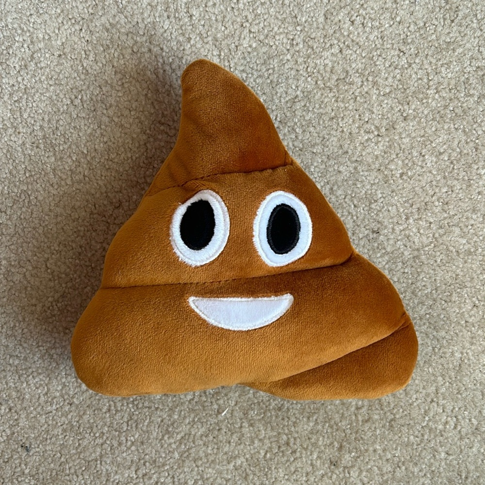 Emoji “Smiling Poop” Pillow